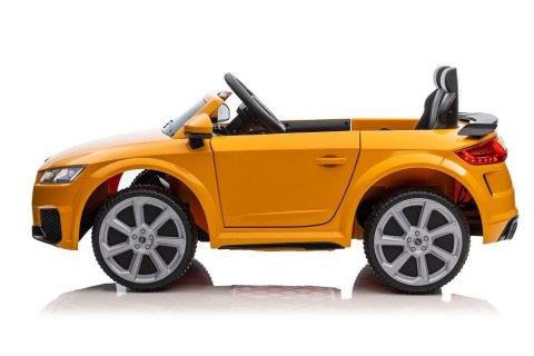 LEAN CARS Pojazd Na Akumulator Audi TT RS Żółte LEAN CARS Pojazd Na Akumulator Audi TT RS Żółte