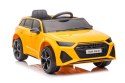 LEAN CARS Pojazd na Akumulator Audi RS6 BRD-2118 Żółty