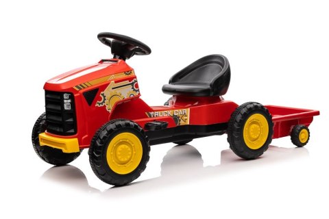 LEAN CARS Traktor na pedały G206 Czerwony LEAN CARS Traktor na pedały G206 Czerwony