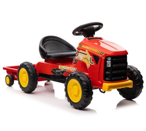 LEAN CARS Traktor na pedały G206 Czerwony LEAN CARS Traktor na pedały G206 Czerwony