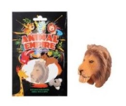 LEAN TOYS Pierścień Edukacyjny na Rękę Zwierzęta Lew