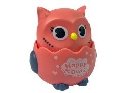 LEAN TOYS Sówka Malucha Sensoryczna Różowa
