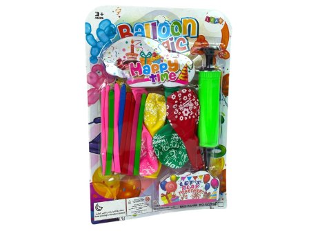 LEAN TOYS Zestaw Balonów Do Modelowania Pompka Przyjęcie LEAN TOYS Zestaw Balonów Do Modelowania Pompka Przyjęcie
