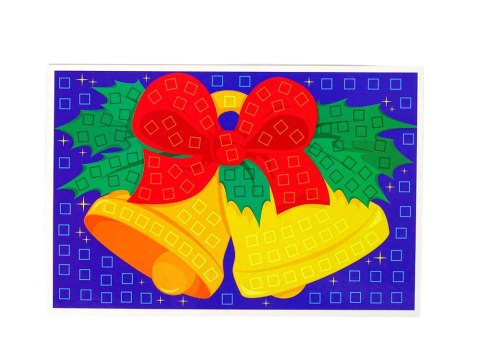 LEAN TOYS Zestaw DIY Kolorowa Mozaika Święta Wyklejanka Dzwonek LEAN TOYS Zestaw DIY Kolorowa Mozaika Święta Wyklejanka Dzwonek