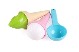 LEAN TOYS Zestaw Formy Do Lodów Piasek 5941