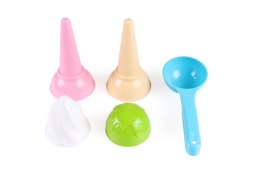 LEAN TOYS Zestaw Formy Do Lodów Piasek 5941
