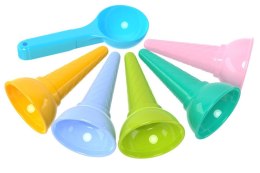LEAN TOYS Zestaw Kolorowych Foremek Rożki Lody Piasek 6221