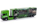 LEAN Toys Duża Ciężarówka Transporter Do przewozu Dinozaurów Auto Metal