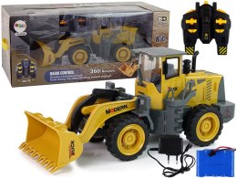 LEAN Toys Ogromna Koparka Ładowarka R/C LED Zdalnie Sterowana Akumulator