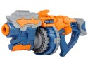 LEAN Toys Ogromny Pistolet Na Piankowe Strzałki Obrotowy Magazynek 55 cm
