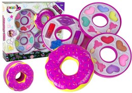 LEAN Toys Pączek Paletka Cienie Do Powiek Szminka Dla Dzieci