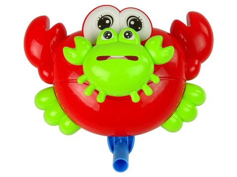 LEAN Toys Pchacz Na Kiju Krab Czerwony Dźwięk Dzwonka LEAN Toys Pchacz Na Kiju Krab Czerwony Dźwięk Dzwonka