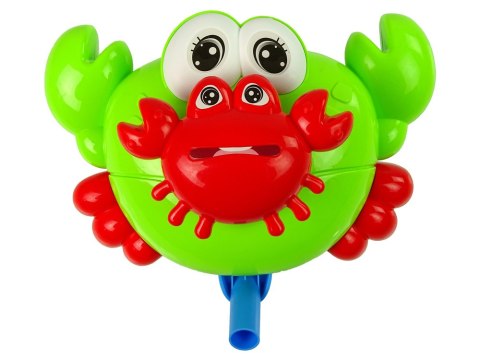 LEAN Toys Pchacz Na Kiju Krab Zielony Dźwięk Dzwonka LEAN Toys Pchacz Na Kiju Krab Zielony Dźwięk Dzwonka