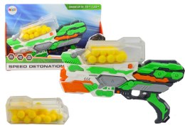 LEAN Toys Pistolet Na Miękkie Kulki 23 Metry Strzału 30 Kulek