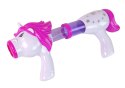 LEAN Toys Pistolet Wyrzutnia na Miękkie Kulki Jednorożec Niebieski Różowy