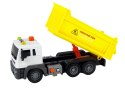 LEAN Toys Pojazd Budowlany Wywrotka 1:16 Unoszona Naczepa Żółta Światła Dźwięki