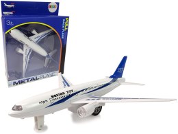 LEAN Toys Samolot Pasażerski Boeing 777 Biały Napęd Światła Dźwięki