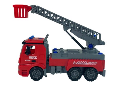 LEAN Toys Straż Pożarna Do Rozkręcania Czerwona DIY Śrubokręt LEAN Toys Straż Pożarna Do Rozkręcania Czerwona DIY Śrubokręt