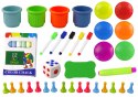 LEAN Toys Tablica 2w1 Stolik Kredowa Pisaki Gra Chińczyk Węże