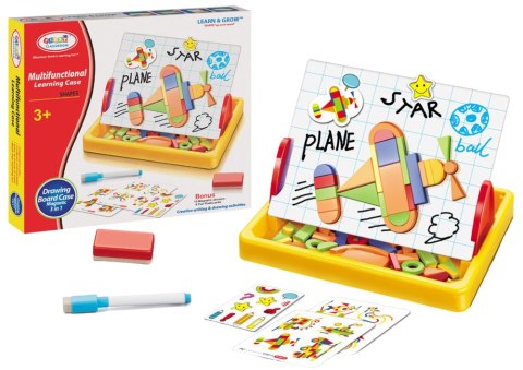 LEAN Toys Tablica Magnetyczna Do Rysowania Figury Geometryczne Magnesy LEAN Toys Tablica Magnetyczna Do Rysowania Figury Geometryczne Magnesy