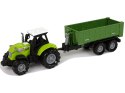 LEAN Toys Traktor Odpinana Przyczepka Farma Dźwięk Zielony