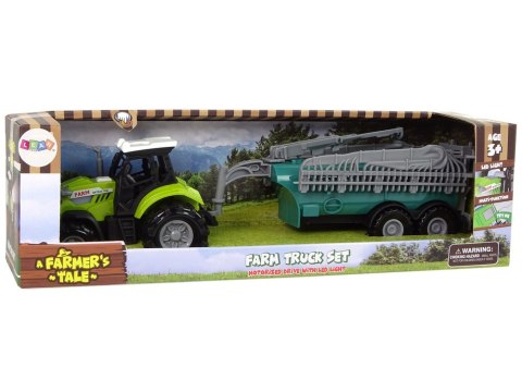 LEAN Toys Traktor Rolniczy z Opryskiwaczem Farma Dźwięk Zielony LEAN Toys Traktor Rolniczy z Opryskiwaczem Farma Dźwięk Zielony
