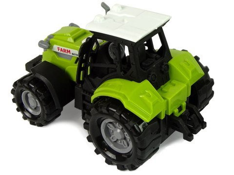 LEAN Toys Traktor z Przyczepka Bale Siana Dźwięk Zielony LEAN Toys Traktor z Przyczepka Bale Siana Dźwięk Zielony