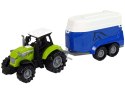 LEAN Toys Traktor z Przyczepka Dla Konia Dźwięk Zielony Farma