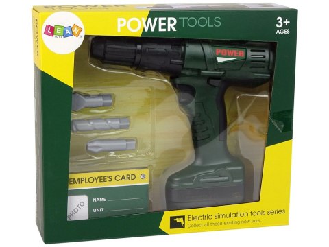 LEAN Toys Wiertarka Dla Majsterkowicza Zielona Wiertła Na Baterie LEAN Toys Wiertarka Dla Majsterkowicza Zielona Wiertła Na Baterie