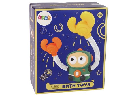LEAN Toys Zabawka Do Wody Do Kąpieli Krab Kosmonauta na Baterie Prysznic LEAN Toys Zabawka Do Wody Do Kąpieli Krab Kosmonauta na Baterie Prysznic