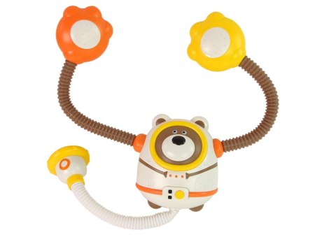 LEAN Toys Zabawka Do Wody Do Kąpieli Miś Kosmonauta na baterie Prysznic LEAN Toys Zabawka Do Wody Do Kąpieli Miś Kosmonauta na baterie Prysznic