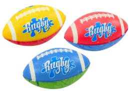 LEAN Toys Zestaw 3 Piankowych Piłek Do Rugby 3 Kolory
