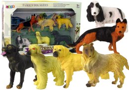 LEAN Toys Zestaw 6 Figurek Psów Figurka Pies Psy Rasowe