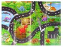LEAN Toys Zestaw Auta Sportowe Resoraki Dinozaury Akcesoria Znaki Drogowe Walizka
