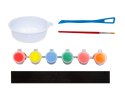 LEAN Toys Zestaw DIY Do Malowania Dinozaury Gips Magnesy