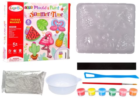 LEAN Toys Zestaw DIY Do Malowania Wakacje Flaming Arbuz Gips Magnesy LEAN Toys Zestaw DIY Do Malowania Wakacje Flaming Arbuz Gips Magnesy
