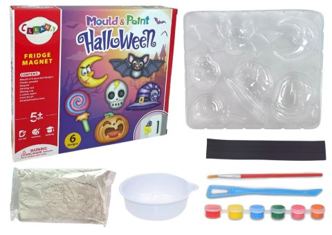 LEAN Toys Zestaw DIY Halloween Magnesy Odlewy Gipsowe Dynia LEAN Toys Zestaw DIY Halloween Magnesy Odlewy Gipsowe Dynia