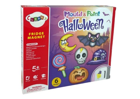 LEAN Toys Zestaw DIY Halloween Magnesy Odlewy Gipsowe Dynia LEAN Toys Zestaw DIY Halloween Magnesy Odlewy Gipsowe Dynia