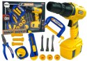LEAN Toys Zestaw Dla Majsterkowicza Wiertarka Na Baterie