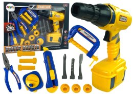 LEAN Toys Zestaw Dla Majsterkowicza Wiertarka Na Baterie
