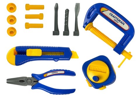 LEAN Toys Zestaw Dla Majsterkowicza Wiertarka Na Baterie LEAN Toys Zestaw Dla Majsterkowicza Wiertarka Na Baterie