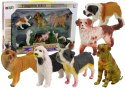 LEAN Toys Zestaw Figurek Psy Rasowe 6 elementów