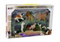 LEAN Toys Zestaw Figurek Psy Rasowe 6 elementów