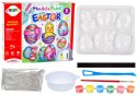 LEAN Toys Zestaw Kreatywny DIY Gips Odlewy Magnesy Świąteczne Malowanie Jajek Wielkanoc