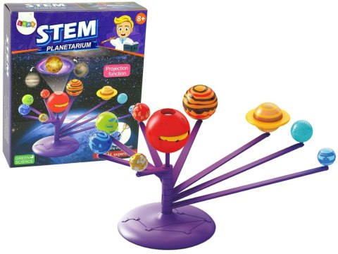 LEAN Toys Zestaw Naukowy Planetarium Ruchome Planety Do Pomalowania LEAN Toys Zestaw Naukowy Planetarium Ruchome Planety Do Pomalowania