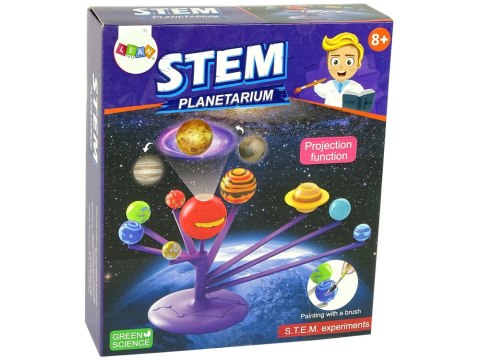 LEAN Toys Zestaw Naukowy Planetarium Ruchome Planety Do Pomalowania LEAN Toys Zestaw Naukowy Planetarium Ruchome Planety Do Pomalowania