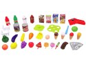 LEAN Toys Zestaw Supermarket Skaner Artykuły Spożywcze Dla Dzieci