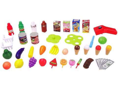 LEAN Toys Zestaw Supermarket Skaner Artykuły Spożywcze Dla Dzieci LEAN Toys Zestaw Supermarket Skaner Artykuły Spożywcze Dla Dzieci