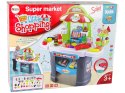 LEAN Toys Zestaw Supermarket Skaner Artykuły Spożywcze Dla Dzieci