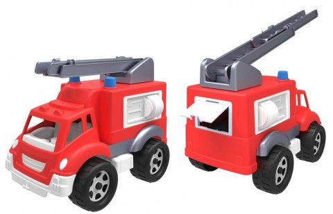 Technok Wóź strażacki Drabina Kask Strażak 3978 Technok Wóź strażacki Drabina Kask Strażak 3978